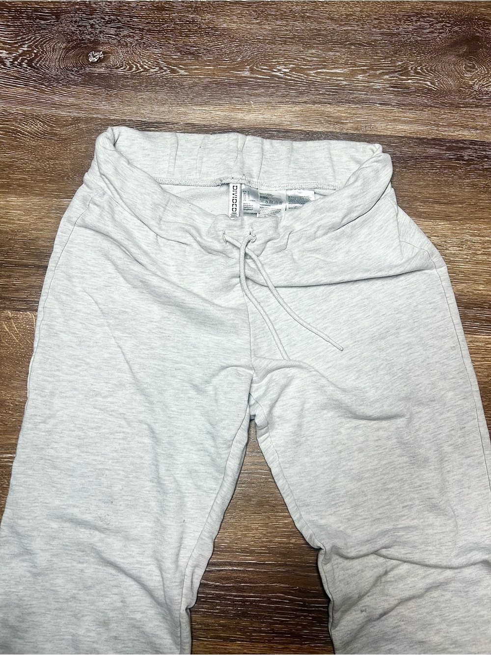 H&M Divided Gray Drawstring Jogger Sweatpants Size M